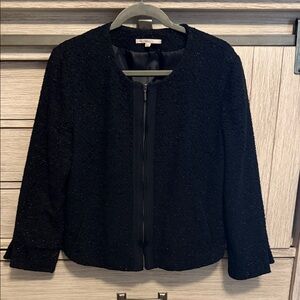 GAP Black Textured Women's Blazer